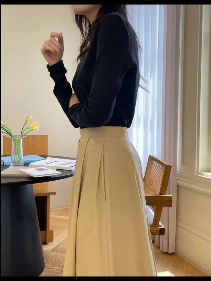 Reve - Korean Women Fashion - #momslook - Pocket Button Skirt - 10