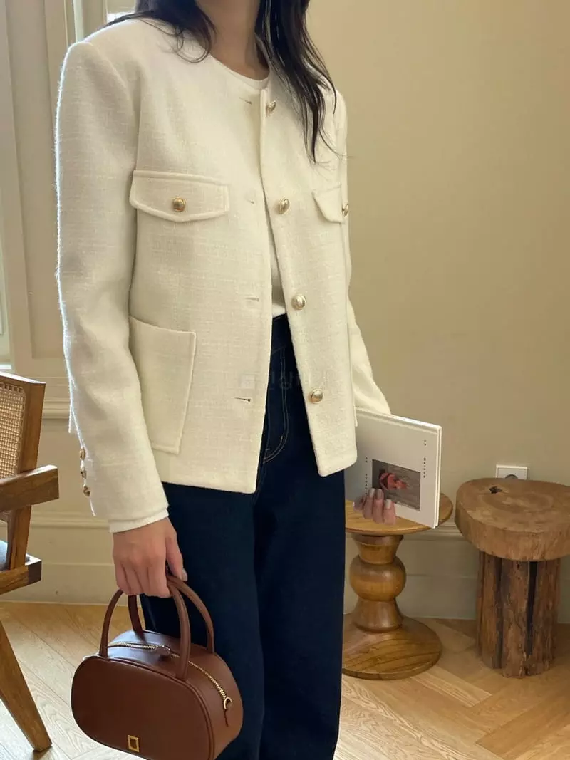 Reve - Korean Women Fashion - #momslook - Twid Jacket - 12