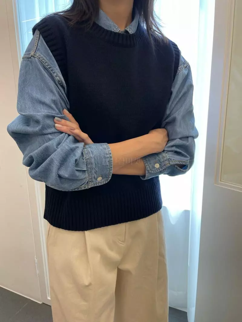 Reve - Korean Women Fashion - #momslook - Two Pocket Shirt