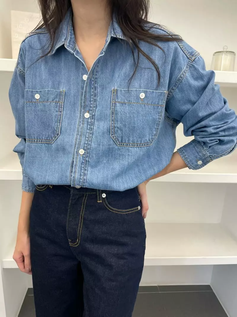 Reve - Korean Women Fashion - #momslook - Two Pocket Shirt - 11