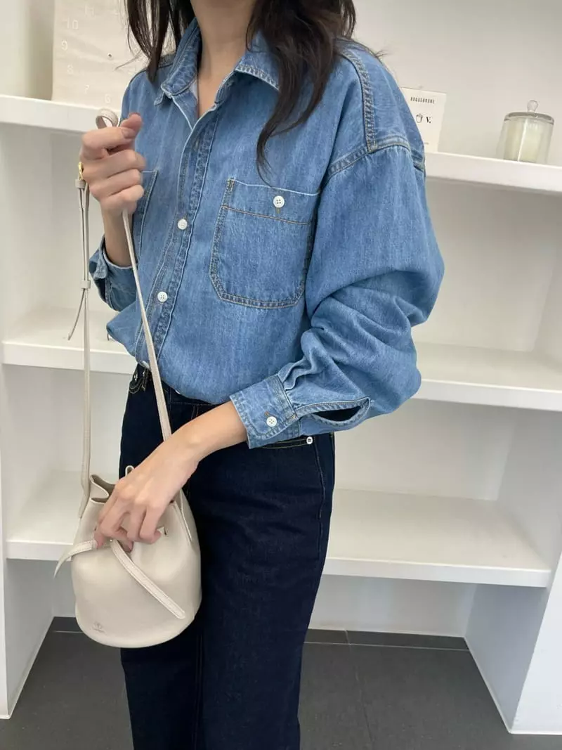Reve - Korean Women Fashion - #momslook - Two Pocket Shirt - 7