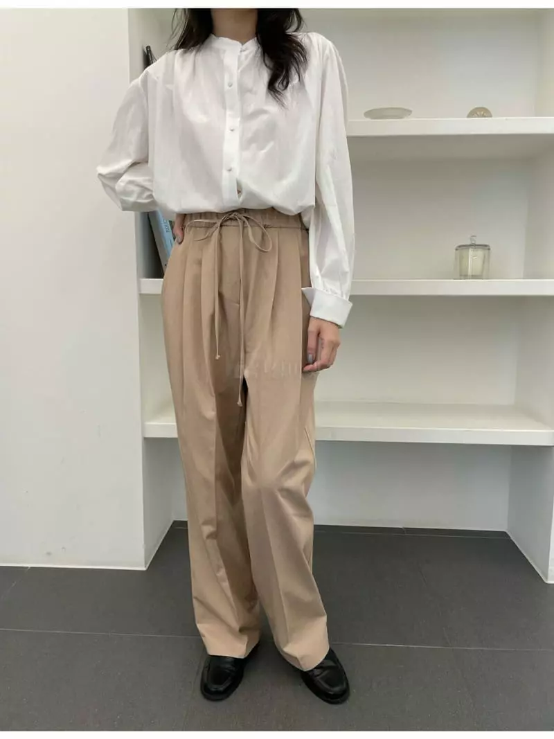 Reve - Korean Women Fashion - #momslook - China Puff Blouse - 7