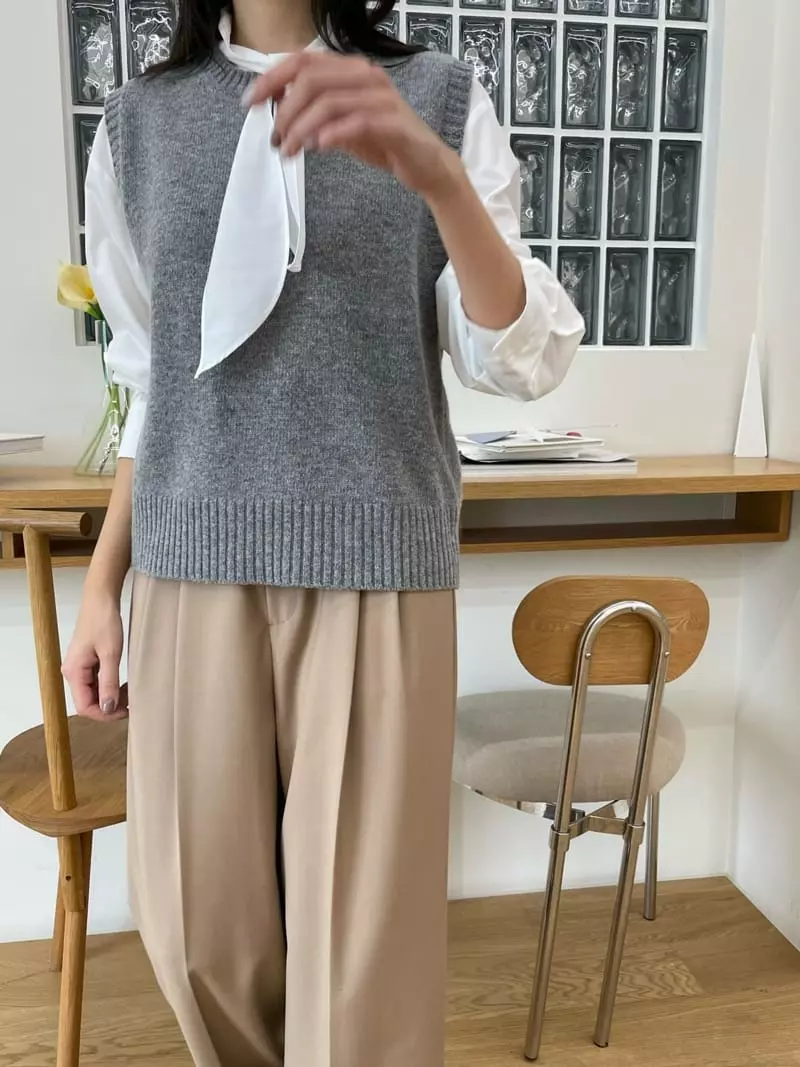 Reve - Korean Women Fashion - #momslook - R Vest - 10