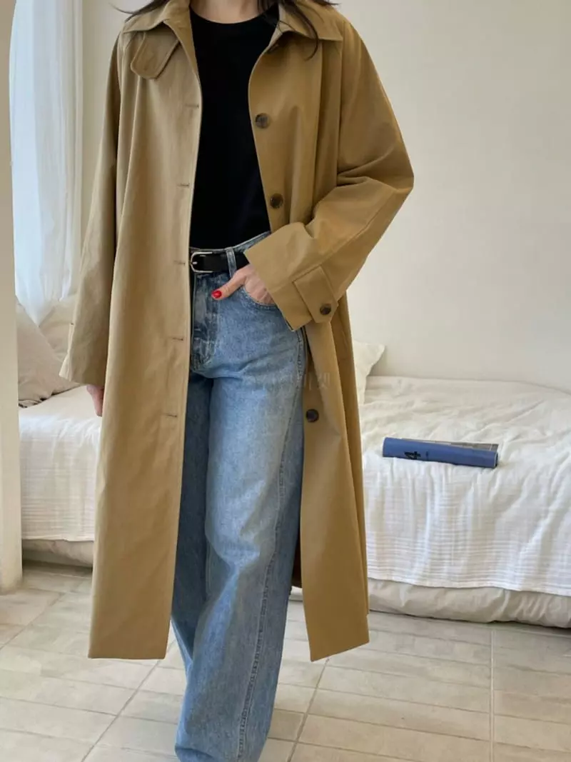 Reve - Korean Women Fashion - #momslook - Beth Trench Coat - 3