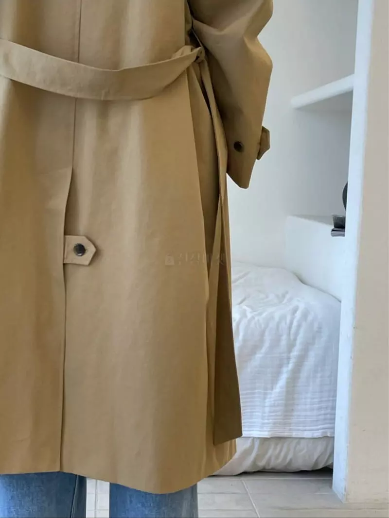 Reve - Korean Women Fashion - #momslook - Beth Trench Coat - 5