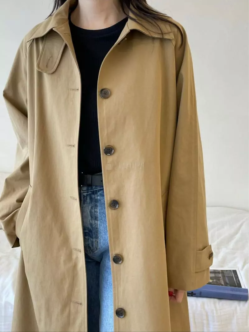 Reve - Korean Women Fashion - #momslook - Beth Trench Coat - 7
