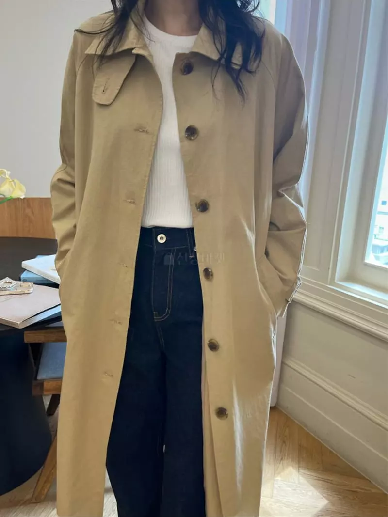 Reve - Korean Women Fashion - #momslook - Beth Trench Coat - 8