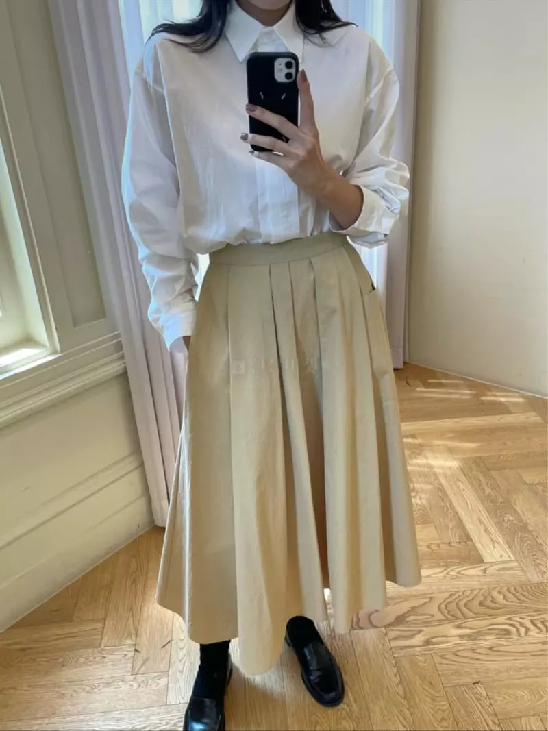 Reve - Korean Women Fashion - #momslook - Button Pocket Skirt - 2