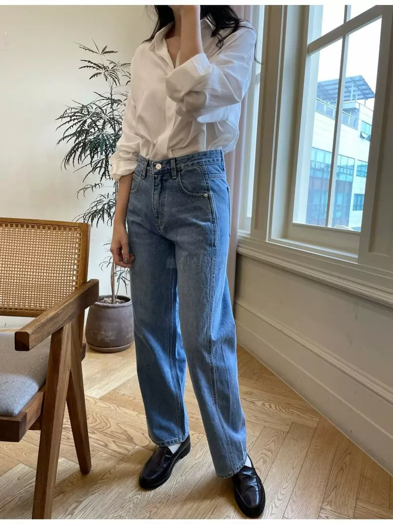 Reve - Korean Women Fashion - #womensfashion - Button Blouse - 4