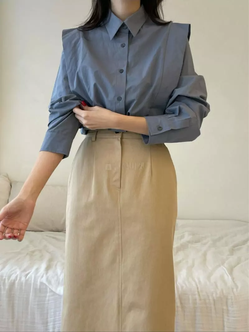 Reve - Korean Women Fashion - #momslook - Ma In Shirt - 4