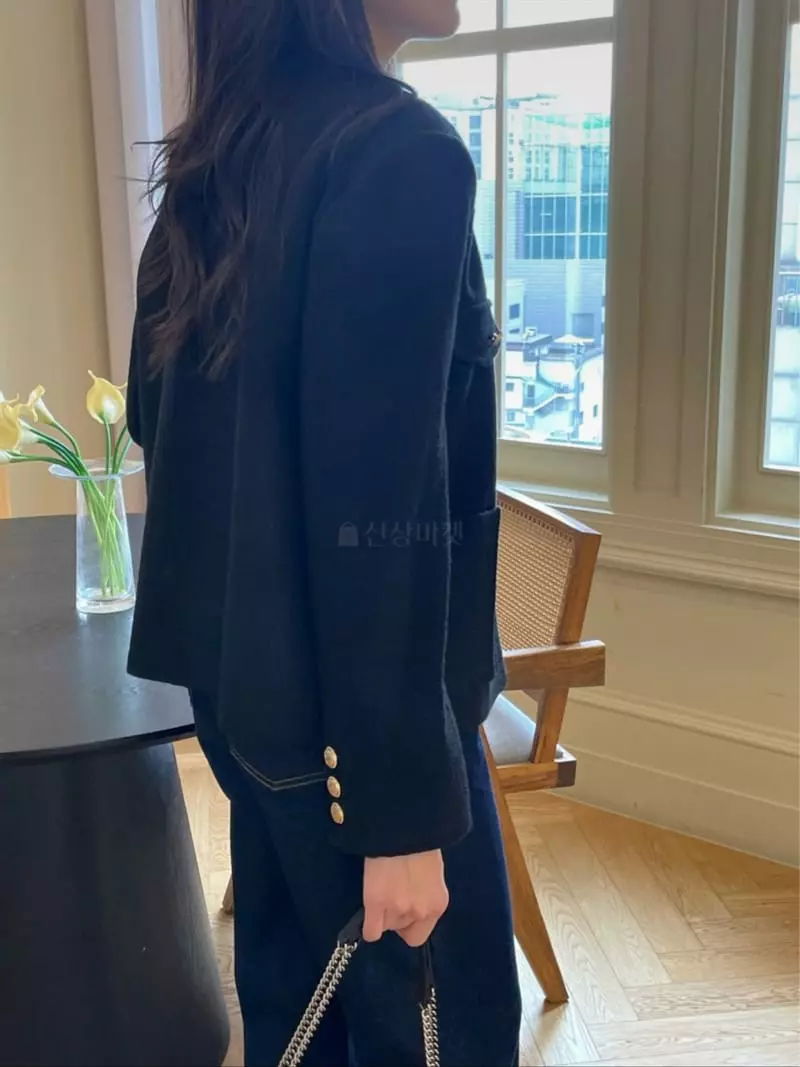 Reve - Korean Women Fashion - #momslook - Row Twid Jacket - 10