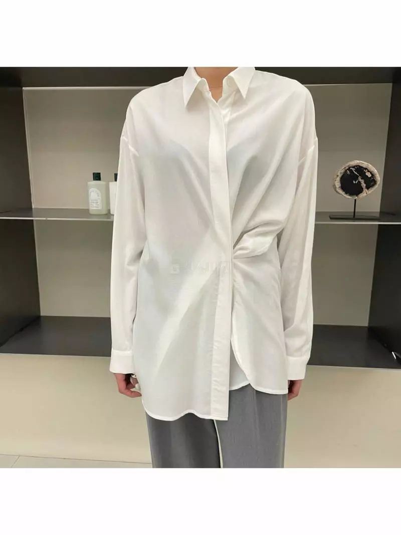 Reve - Korean Women Fashion - #romanticstyle - Button Blouse - 12