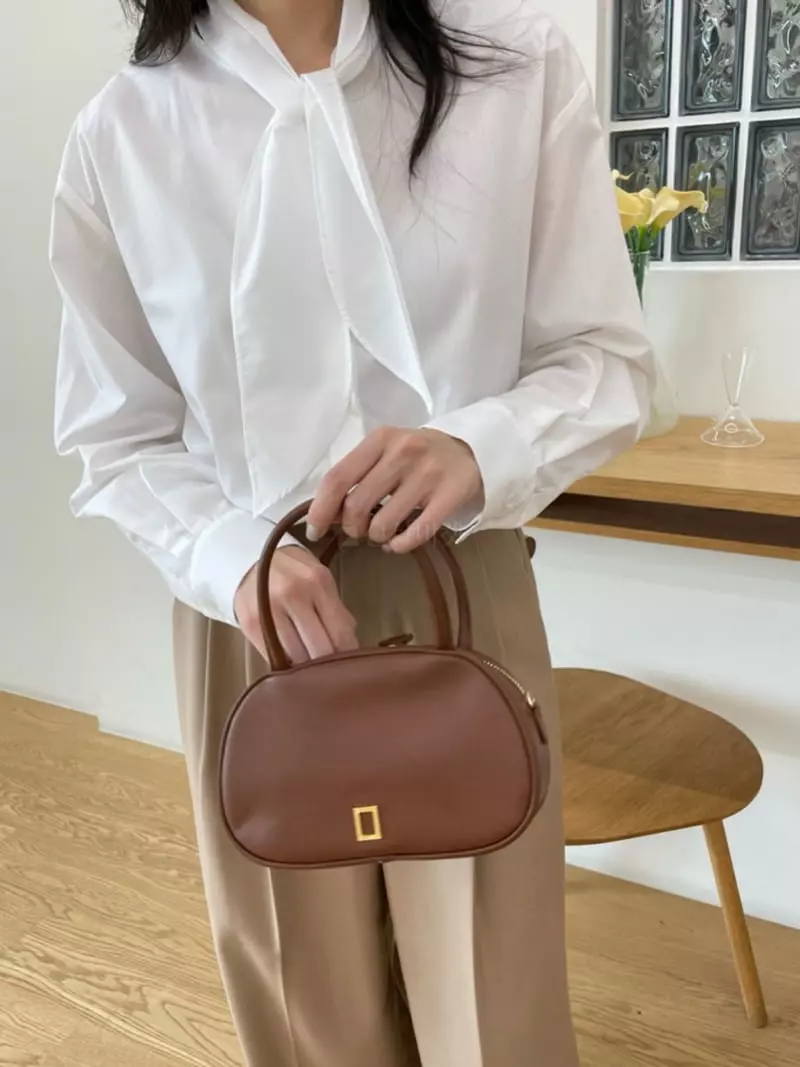 Reve - Korean Women Fashion - #shopsmall - Ribbon Blouse - 8