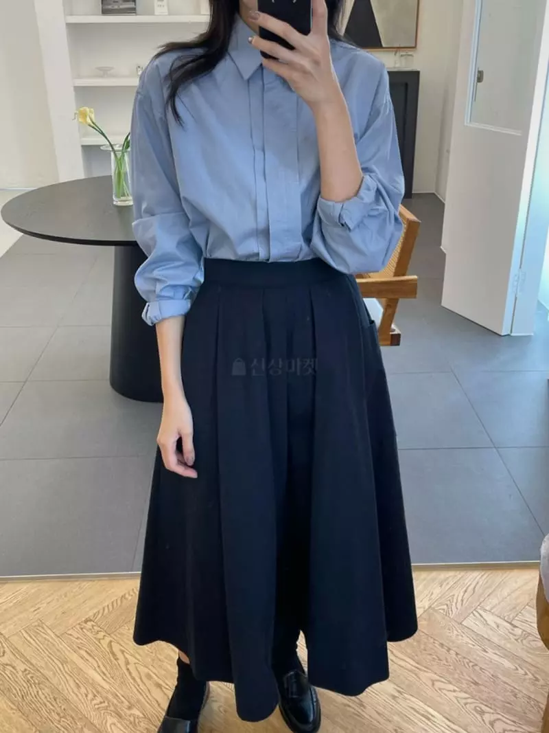 Reve - Korean Women Fashion - #thelittlethings - Pintuck Shirt - 2