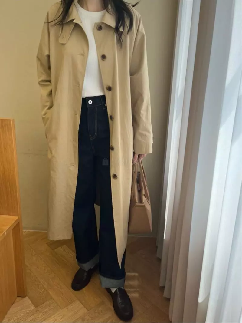 Reve - Korean Women Fashion - #vintageinspired - Beth Trench Coat - 11
