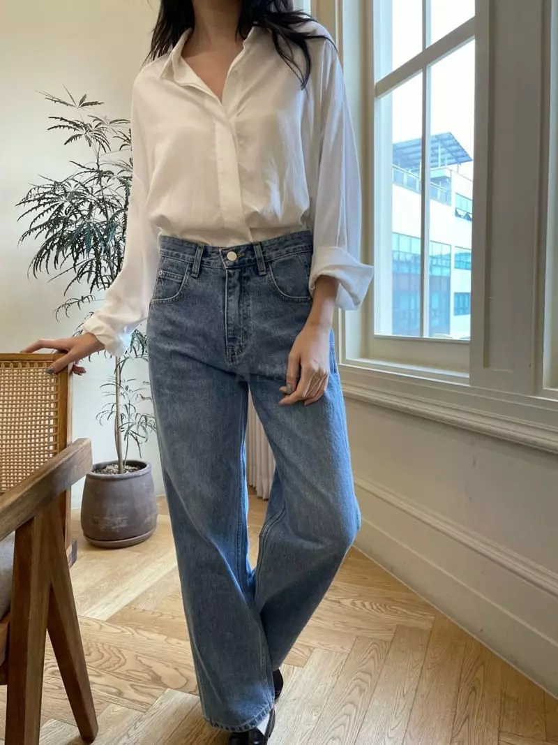 Reve - Korean Women Fashion - #vintageinspired - Button Blouse - 8