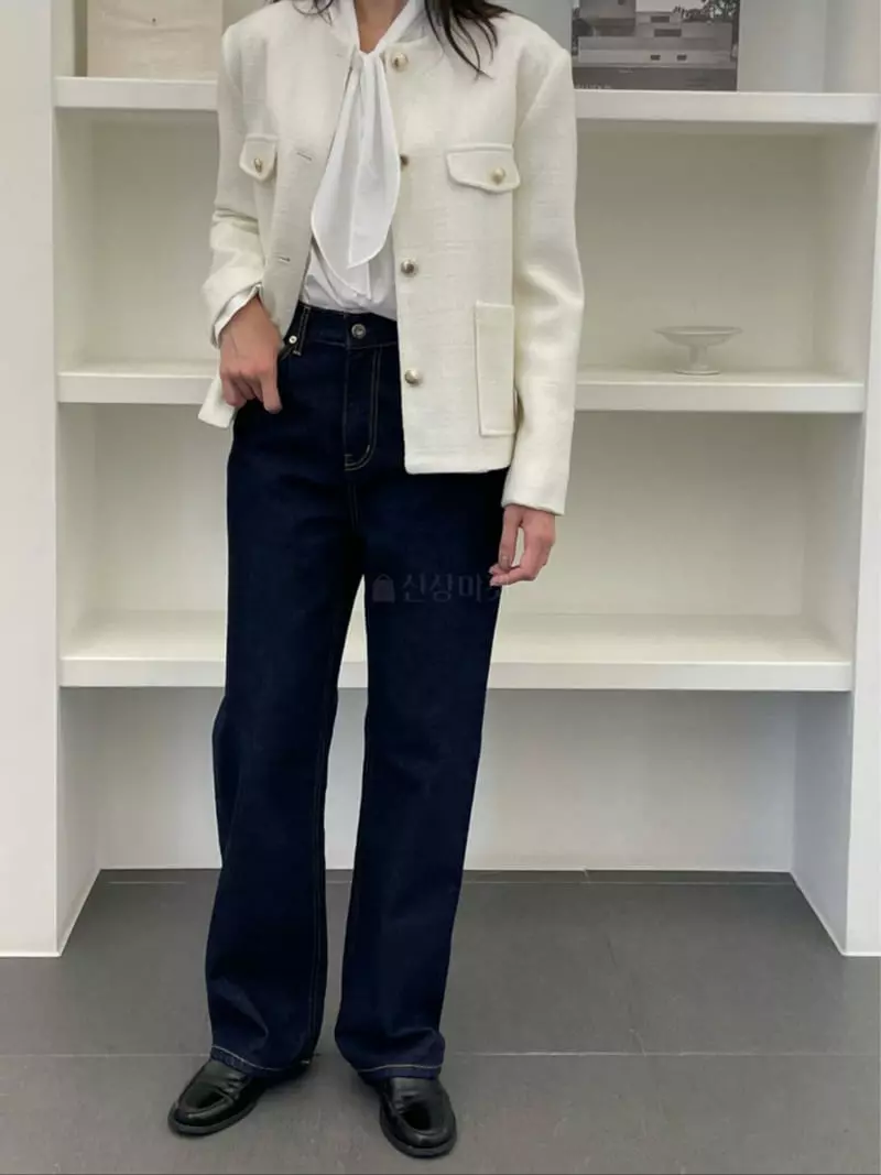 Reve - Korean Women Fashion - #vintageinspired - Row Twid Jacket - 2