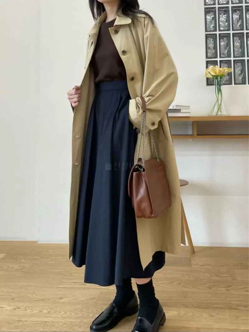 Reve - Korean Women Fashion - #vintagekidsstyle - Button Pocket Skirt - 11