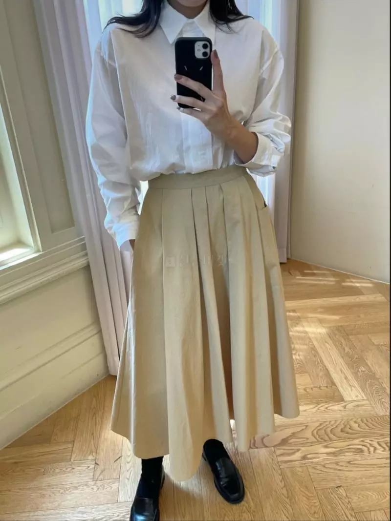 Reve - Korean Women Fashion - #womensfashion - Pintuck Shirt - 12
