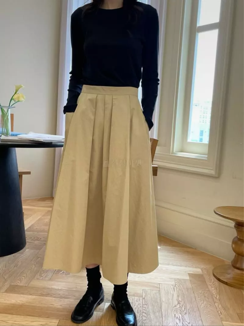 Reve - Korean Women Fashion - #womensfashion - Pocket Button Skirt - 3