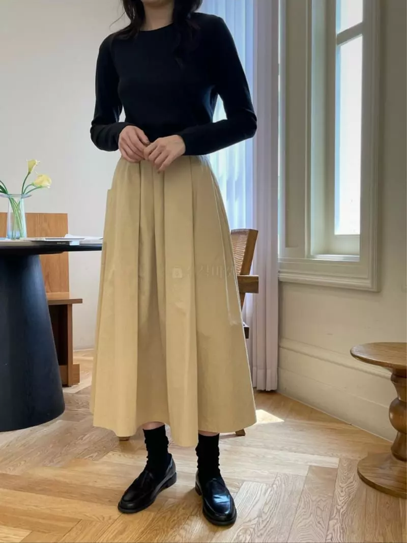 Reve - Korean Women Fashion - #womensfashion - Pocket Button Skirt - 7