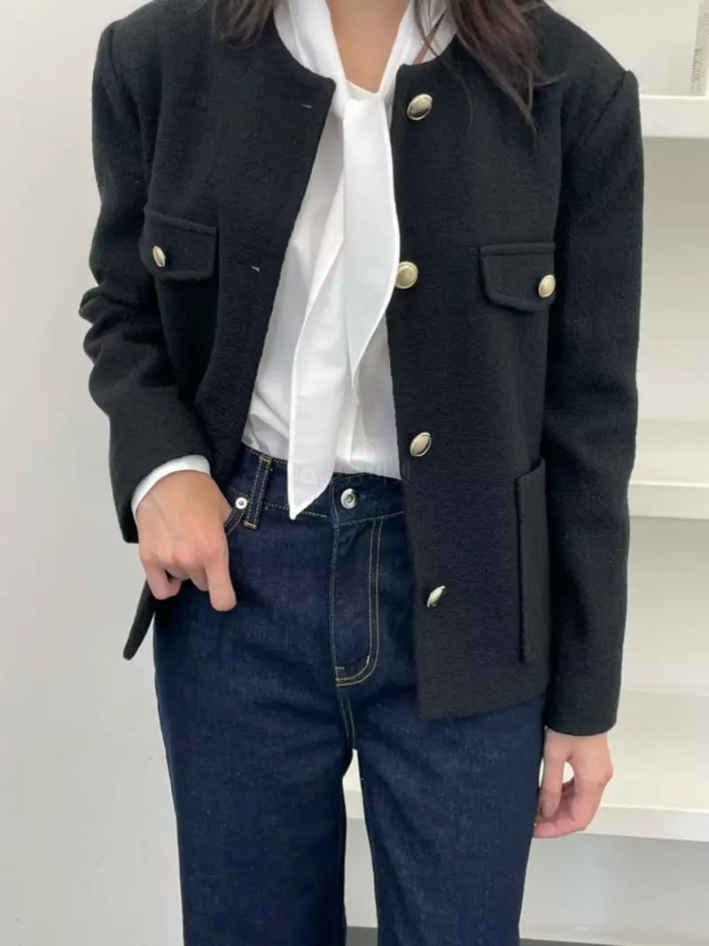 Reve - Korean Women Fashion - #womensfashion - Twid Jacket - 5
