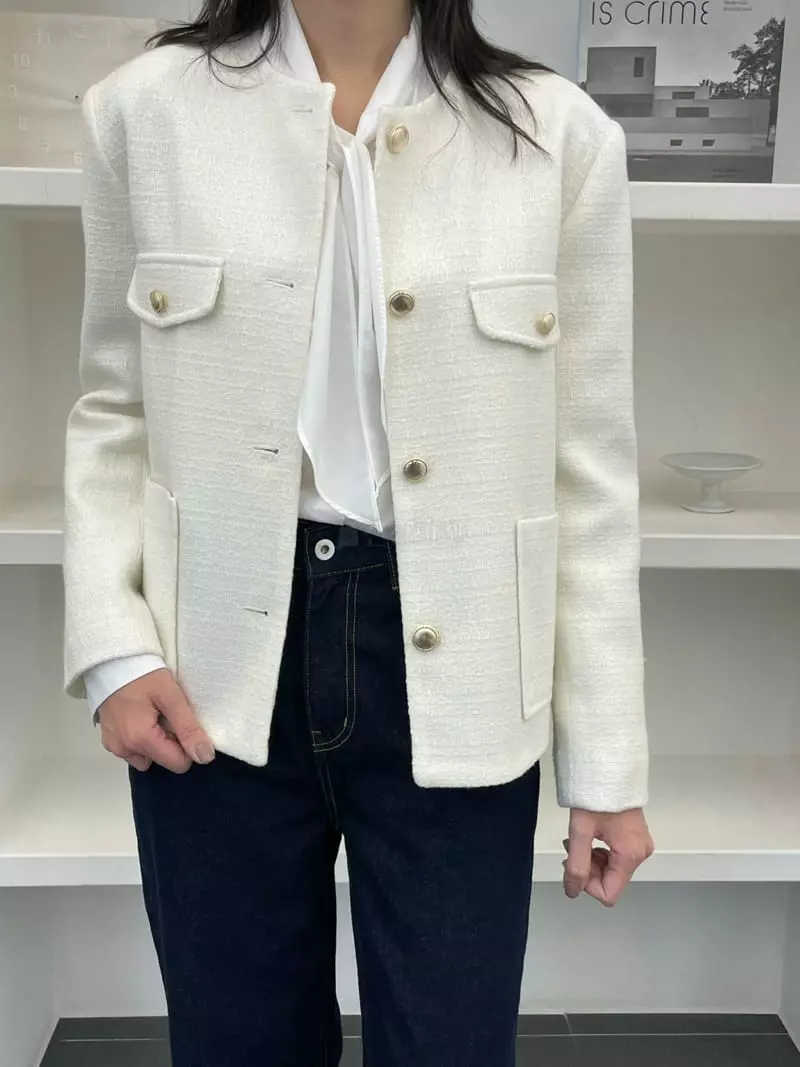Reve - Korean Women Fashion - #womensfashion - Twid Jacket - 7