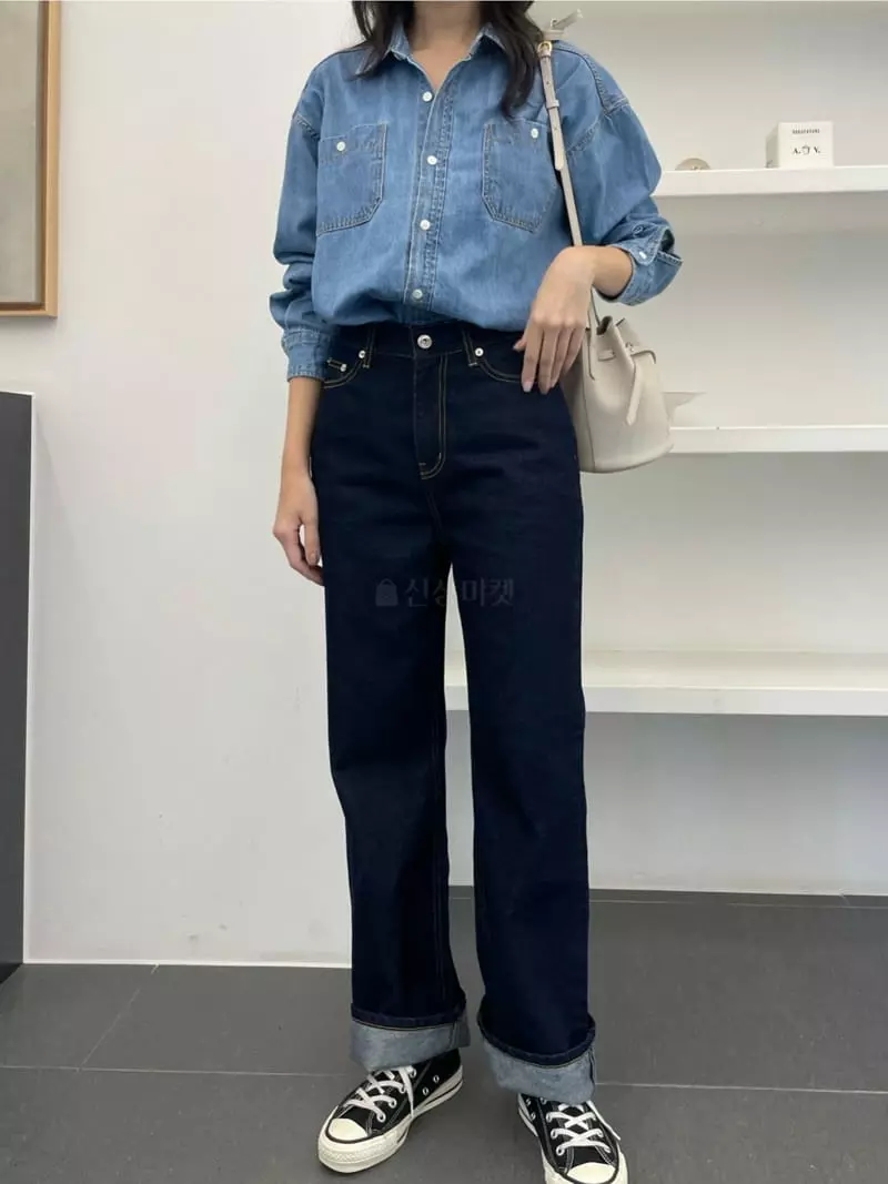 Reve - Korean Women Fashion - #womensfashion - Two Pocket Shirt - 6