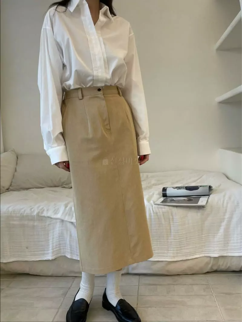 Reve - Korean Women Fashion - #womensfashion - Midi Skirt - 5
