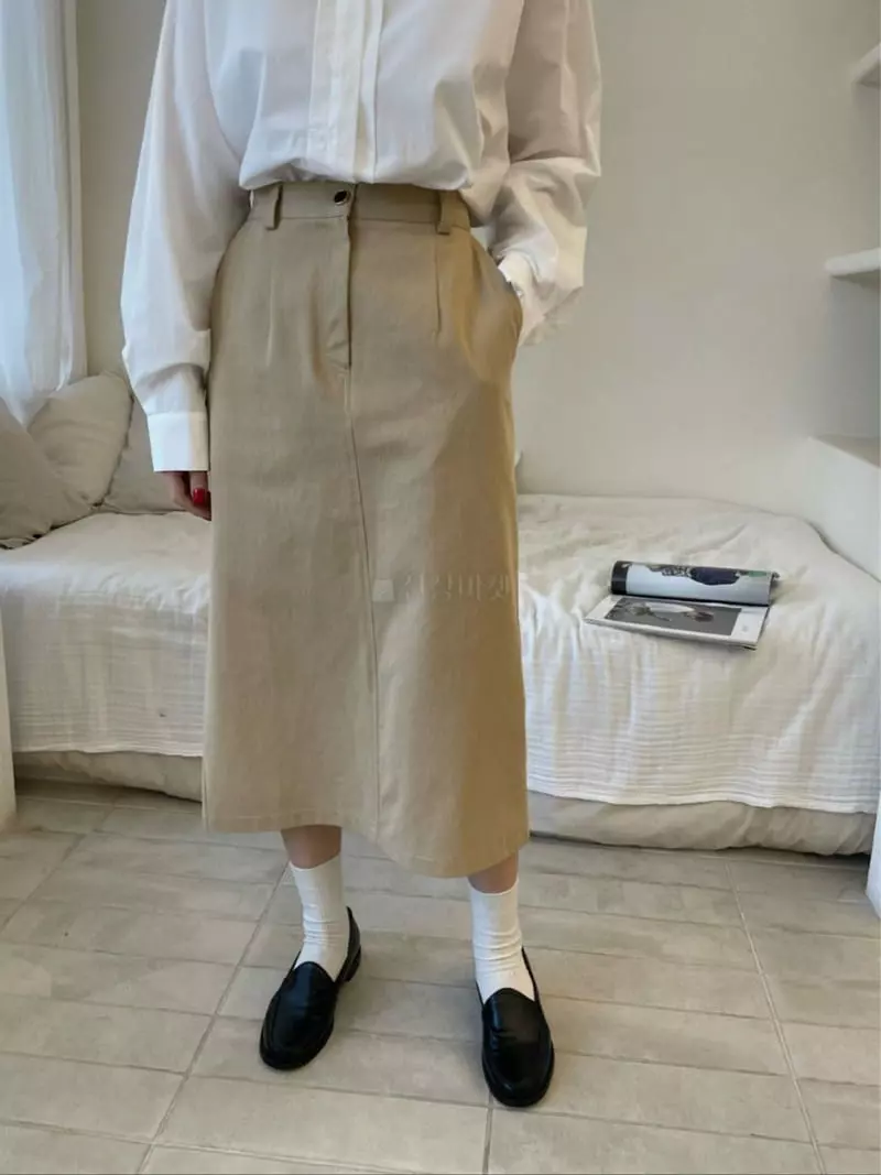 Reve - Korean Women Fashion - #womensfashion - Midi Skirt - 9