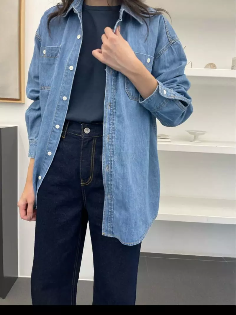 Reve - Korean Women Fashion - #womensfashion - Indigo Jeans - 5
