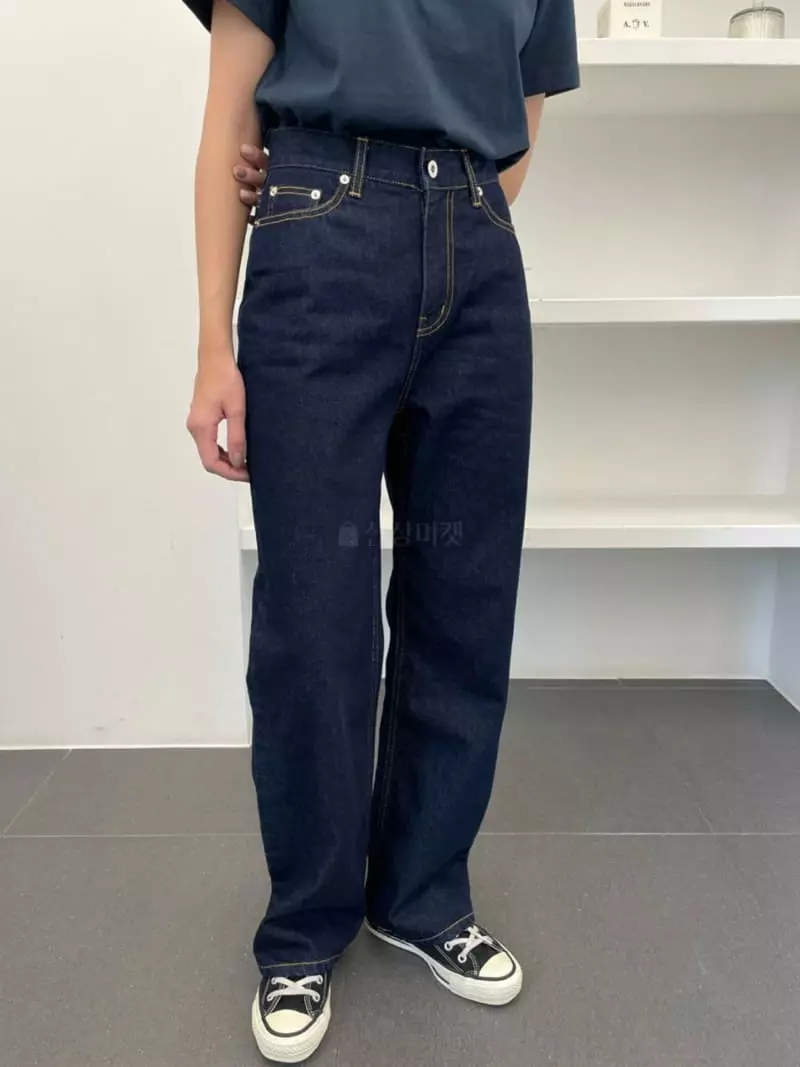 Reve - Korean Women Fashion - #womensfashion - Indigo Jeans - 7