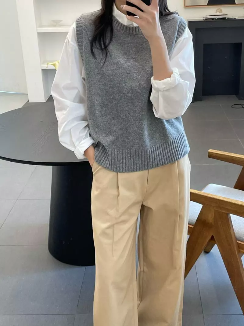 Reve - Korean Women Fashion - #womensfashion - R Vest - 6