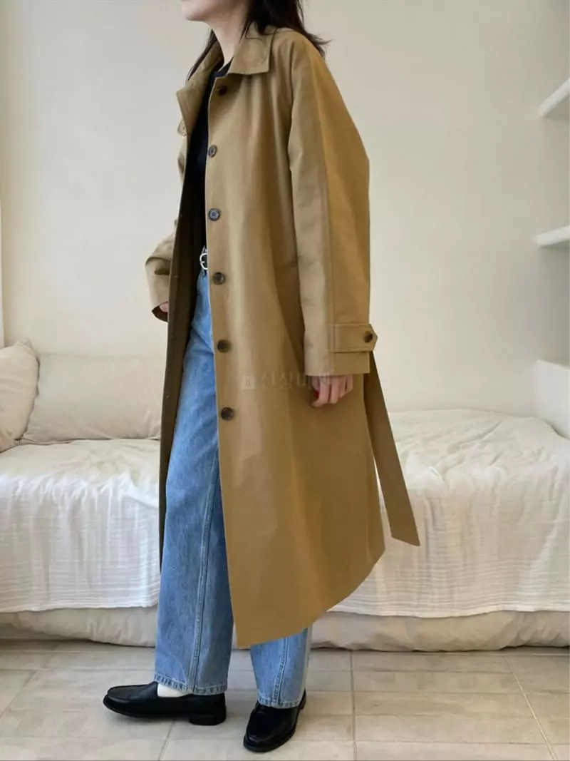 Reve - Korean Women Fashion - #momslook - Beth Trench Coat - 4