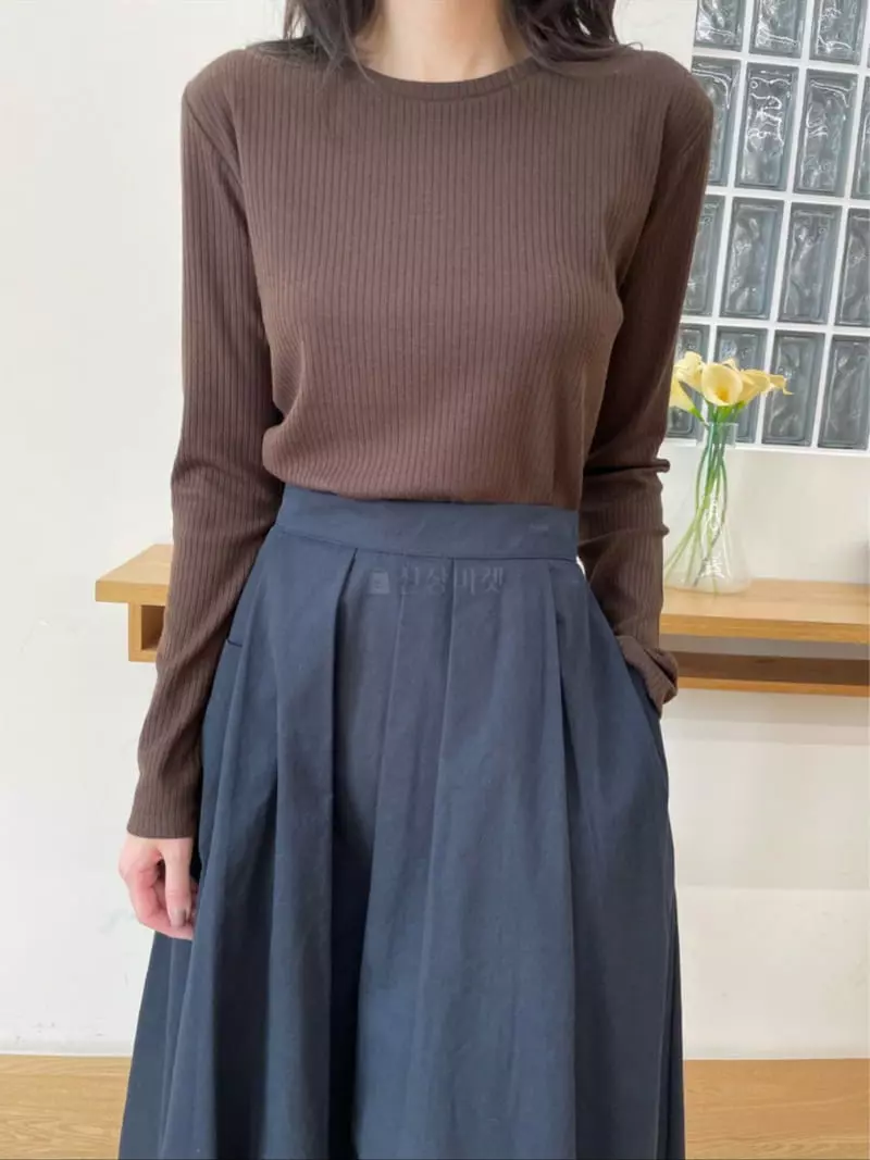 Reve - Korean Women Fashion - #womensfashion - Button Pocket Skirt - 5