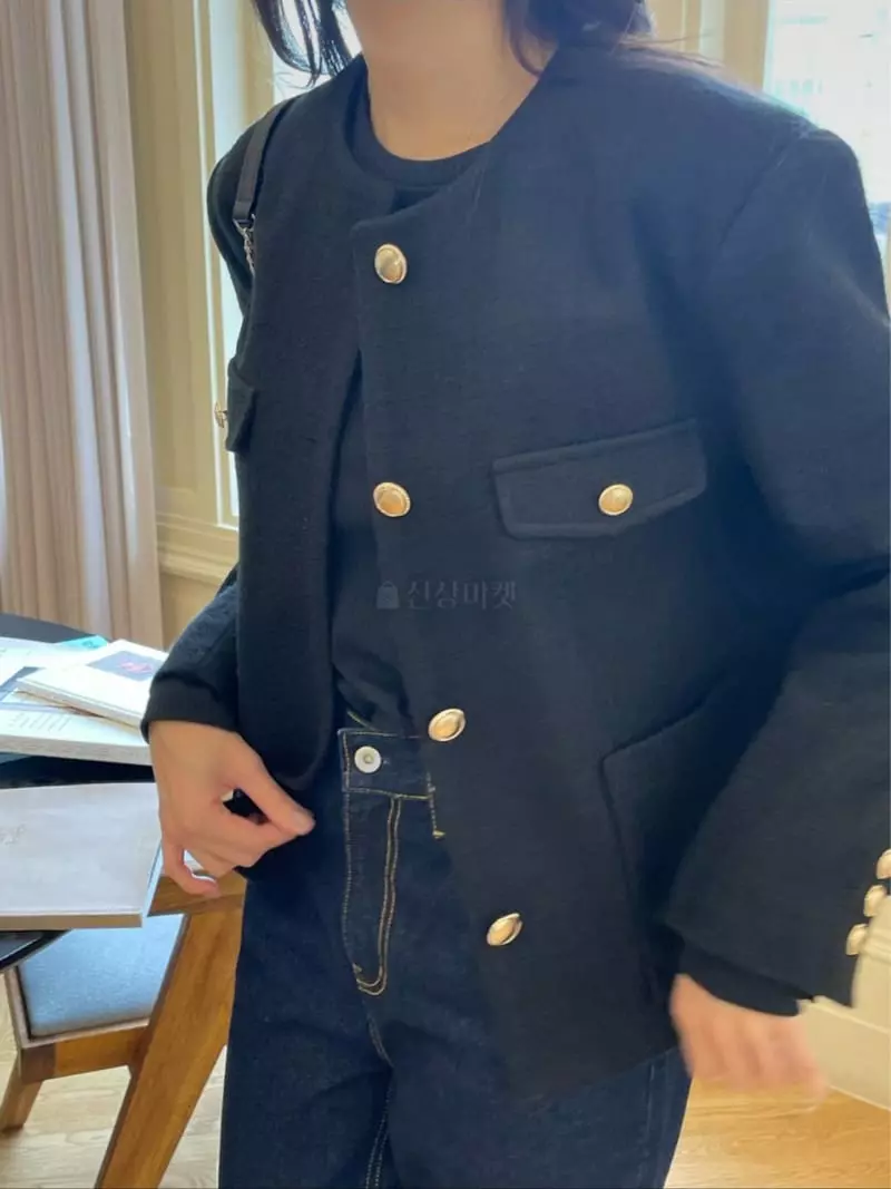 Reve - Korean Women Fashion - #womensfashion - Row Twid Jacket - 11