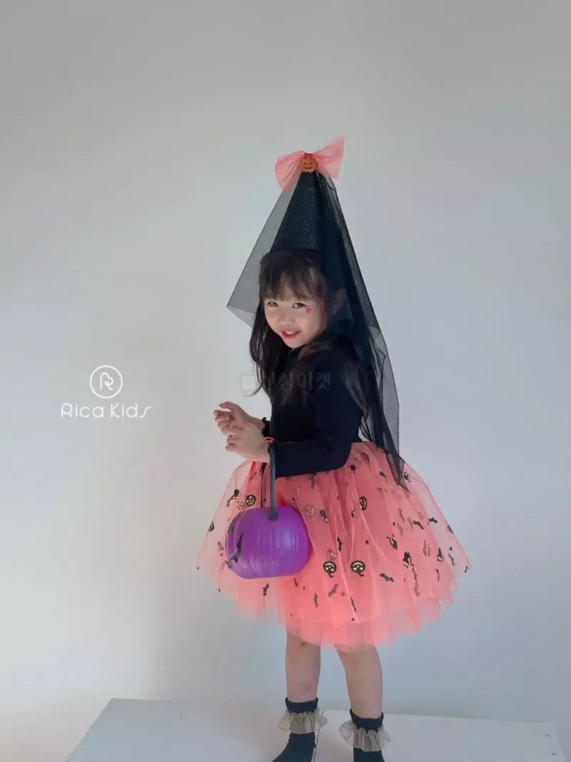 Rica - Korean Children Fashion - #prettylittlegirls - Pumpkin Sha One-piece - 4