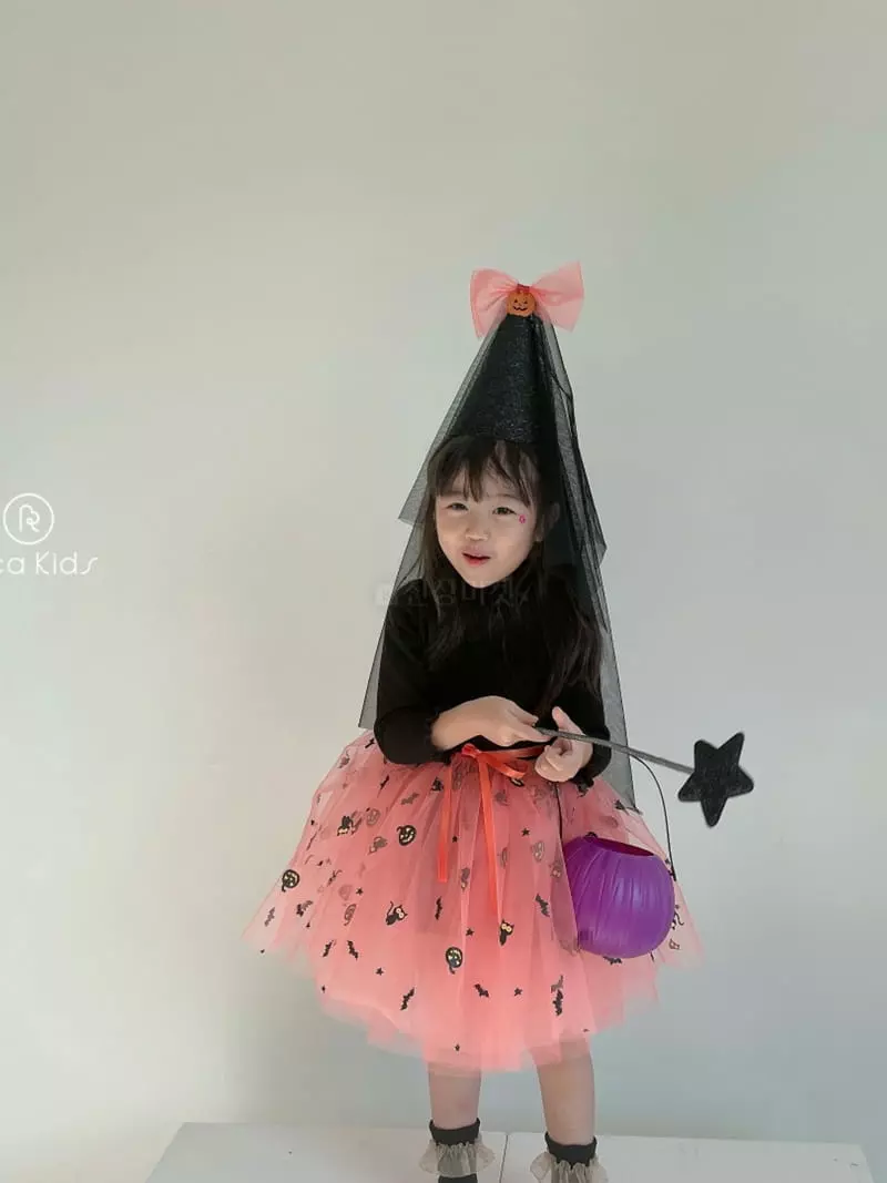 Rica - Korean Children Fashion - #designkidswear - Pumpkin Sha One-piece - 7