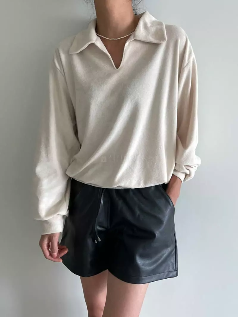 Ripple - Korean Women Fashion - #momslook - Terry Sweatshirt - 3