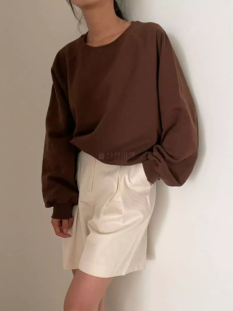 Ripple - Korean Women Fashion - #momslook - Waffle Crop Sweatshirt
