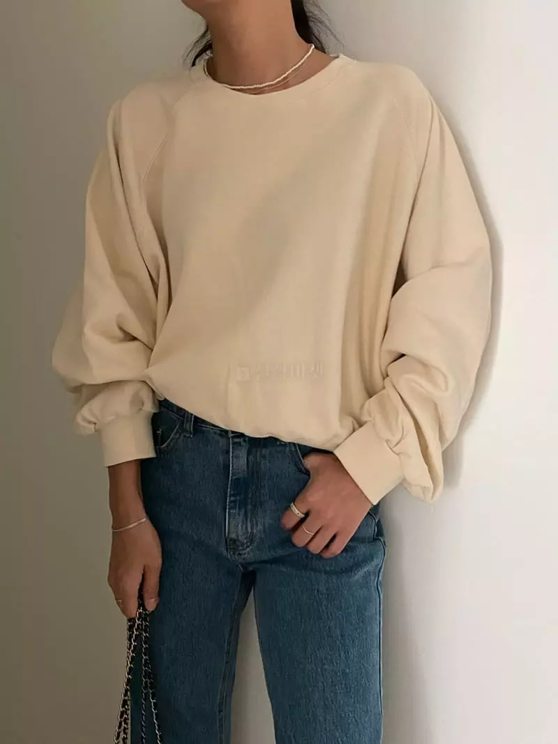 Ripple - Korean Women Fashion - #momslook - Waffle Crop Sweatshirt - 3