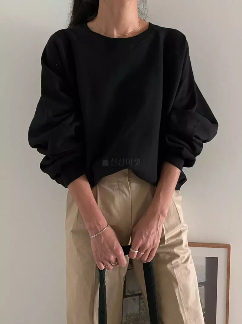 Ripple - Korean Women Fashion - #momslook - Waffle Crop Sweatshirt - 7