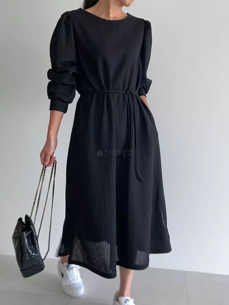 Ripple - Korean Women Fashion - #momslook - Waffle One-piece - 10