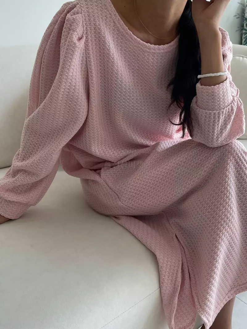 Ripple - Korean Women Fashion - #momslook - Waffle One-piece - 12