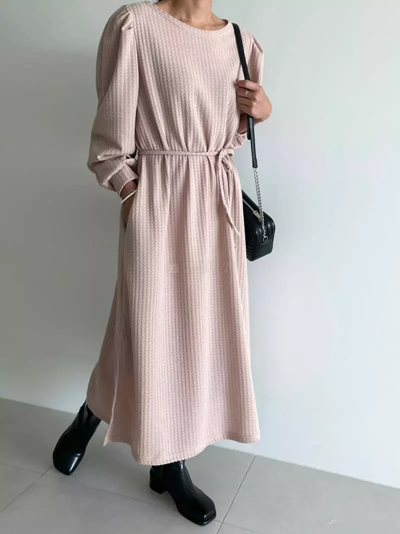 Ripple - Korean Women Fashion - #momslook - Waffle One-piece - 8