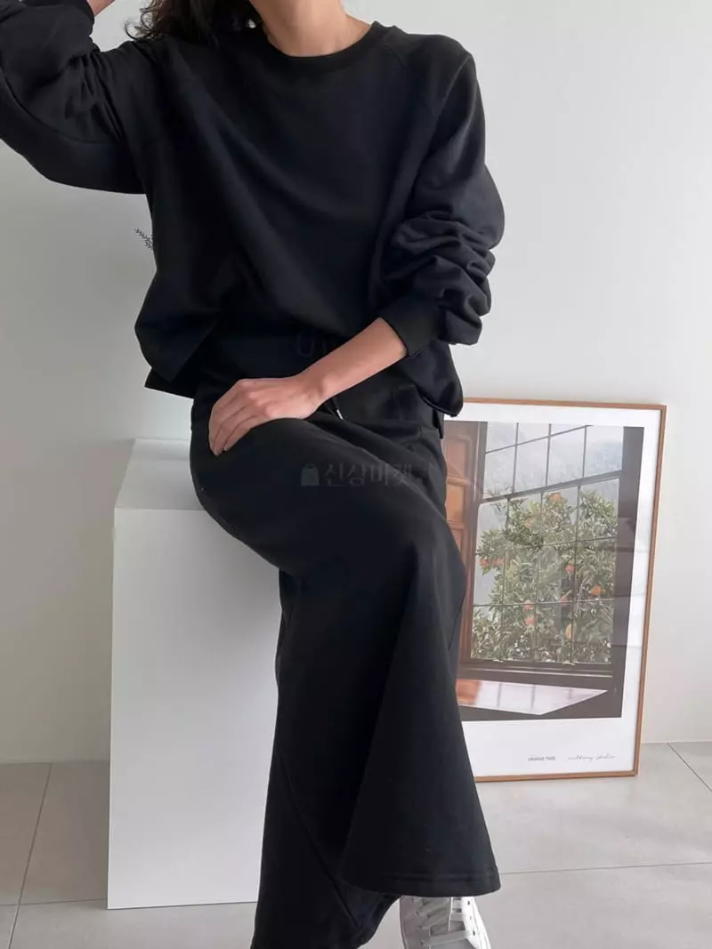 Ripple - Korean Women Fashion - #momslook - Wolson Top Bottom Set - 3