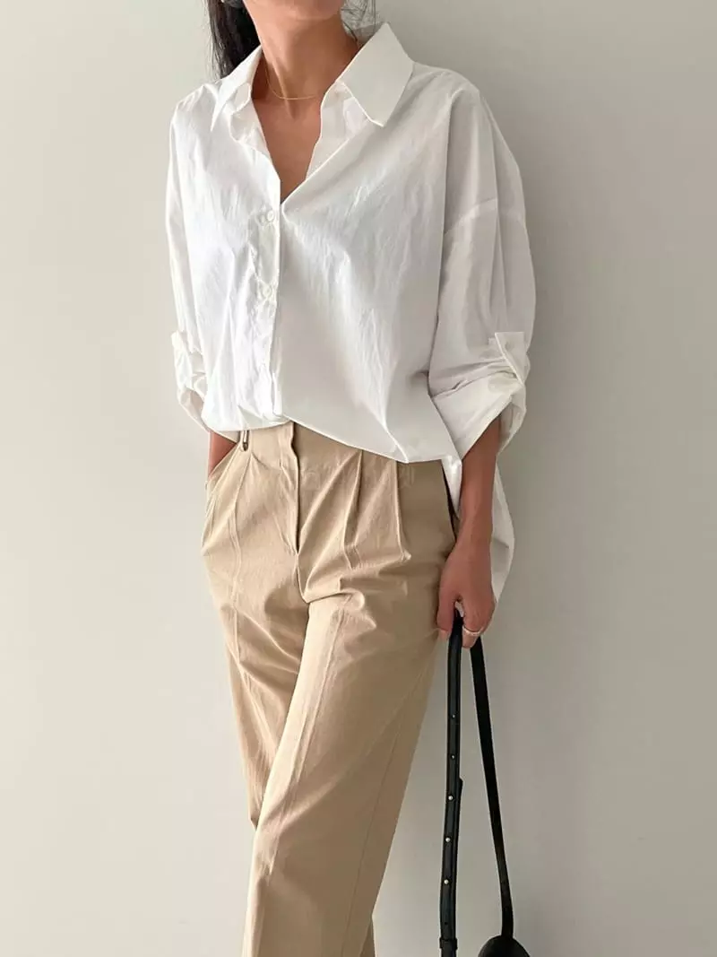 Ripple - Korean Women Fashion - #momslook - Odri Shirt - 3