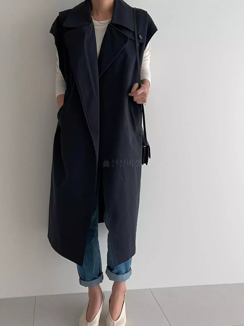 Ripple - Korean Women Fashion - #momslook - Avenue Long Vest - 12
