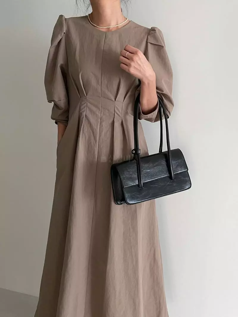 Ripple - Korean Women Fashion - #momslook - Lia Pintuck One-piece