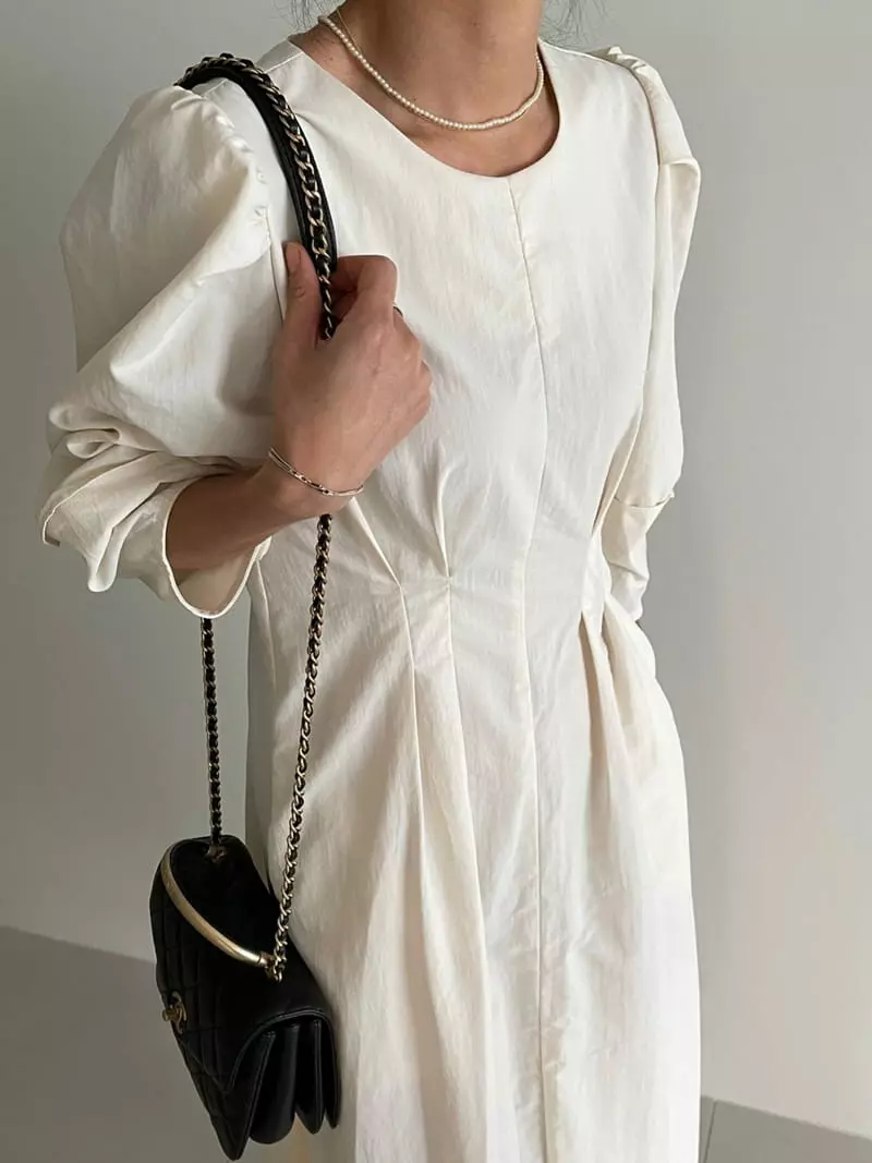 Ripple - Korean Women Fashion - #momslook - Lia Pintuck One-piece - 2